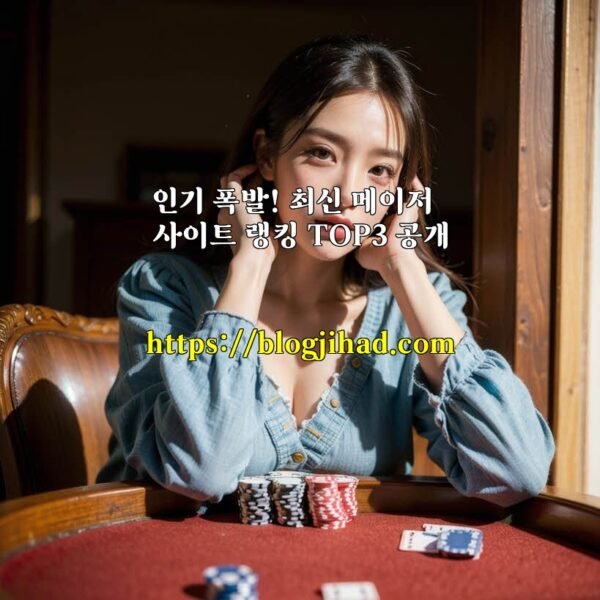 인기 폭발! 최신 메이저사이트 랭킹 TOP3 공개
